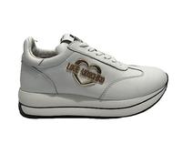Love Moschino Femme Ja15074g1hia0100 Baskets, Blanc, 41 EU