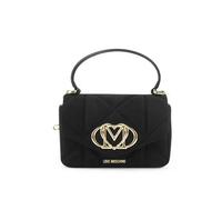 Love Moschino, Femme, Sacs, Noir, Taille: ONE Size Quilted Soft Fabric Hand Bag