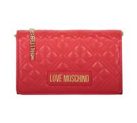 Love Moschino, Femme, Sacs, Rouge, Taille: ONE Size Shiny Quilted Clutch