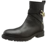 Love Moschino Femme Stivaletti da Donna, Pre Collezione Autunno Inverno 2021 Bottine, Noir, 40 EU