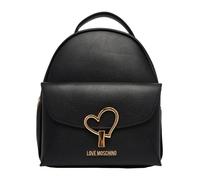 Love Moschino - Heart Detail Backpack - Femme - Sacs - Noir - Taille: ONE Size