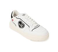Love Moschino - Heart Patch Baskets - Femme - Chaussures - Blanc - Taille: 40 EU