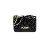 Love Moschino Jc4201pp0a, Sac à bandoulière Femme, Noir (Black Quilted), 9x19x26 Centimeters (W x H x L)