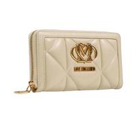 Love Moschino - Matelassé Zip Wallet - Femme - Accessoires - Beige - Taille: ONE Size