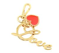 Love Moschino - Metal Keyring - Femme - Accessoires - Jaune - Taille: ONE Size