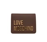 Love Moschino - Petit portefeuille avec logo - Femme - Accessoires - Brun - Taille: ONE Size