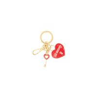 Love Moschino Porte-clés or / rouge, Taille One Size