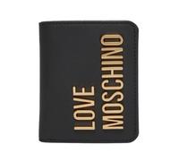 Love Moschino - Portefeuille avec Fermeture à Bouton - Femme - Accessoires - Noir - Taille: ONE Size