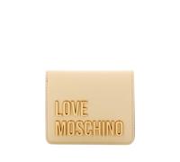 Love Moschino Portefeuille avec rabat petit JC5612PP1MKD0, ivoire (ral 1013), Taglia Unica, Avec rabat