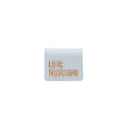 Love Moschino PORTEFEUILLE FEMME Très petit 3 CARTES de crédit et pièces JC5612, bleu, S, Décontracté