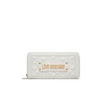 Love Moschino Portefeuille matelassé Lovo Moschino, La0100-Blanc, Taglia Unica