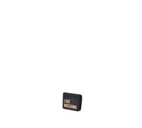 Love Moschino - Portefeuille texturé en similicuir - Femme - Accessoires - Noir - Taille: ONE Size