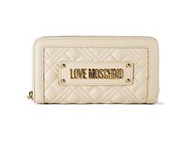 Love Moschino Quilted Porte-monnaie 19 cm blanc