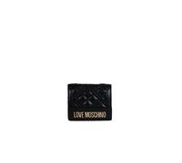 Moschino Portefeuille femme Love zip autour noir JC5611 NOIR, Noir A26mo22, Taglia Unica, Décontracté