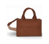 Love Moschino Sac a main en cuir pour femmes Grs en synthetique BROWN UNI