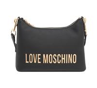 Love Moschino - Sac Hobo élégant avec lettrage - Femme - Sacs - Noir - Taille: ONE Size