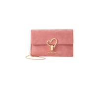 Love Moschino Sac pochette velours rose antique