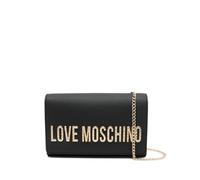 Love Moschino SAC PU GRS NOIR+HAMMERED LOGO, Noir, Taille unique