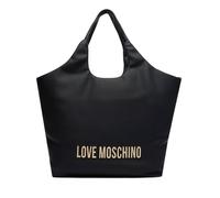 Love Moschino SAC PU GRS NOIR+HAMMERED LOGO, Noir, Taille unique
