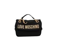 Love Moschino SAC PU GRS NOIR+HAMMERED LOGO, Noir, Taille unique