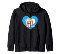 Love Movie Night - Joli cœur Popcorn Sweat à Capuche