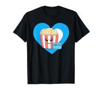 Love Movie Night - Joli cœur Popcorn T-Shirt