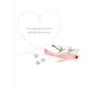 Love Muchly Greeting Cards: Anniversary - Through ups, downs, and upside downs (Pack of 6)