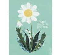 Love Muchly Greeting Cards: Thank You - Thank Goodness for you (Pack of 6)