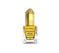 Love Musc El Nabil Parfum 5 ml Huile (sans alcool, de qualité supérieure, oriental, arabe, oud, musc, parfum naturel, ambre, bois d'agle, éthérique, parfum d'attare)