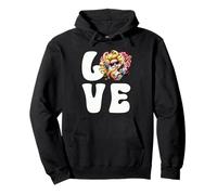 Love Music Heart Graphic For Rocker Mom Guitar Player Gnome Sweat à Capuche