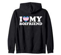 Love My Boifriend Mignon drôle Boi Boy Queer Trans Man Friend Sweat à Capuche