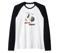 Love My Dutch Rabbit pour Les propriétaires de Lapins hollandais Manche Raglan