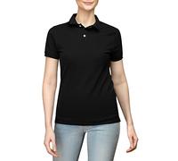 Love My Fashions® Polo uni pour Femmes, col tricoté et Manches Courtes à Revers, T-Shirt décontracté et Haut de Sport Classique pour Dames, Grandes Tailles