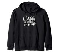 Love My Pet Pup Saying Funny Supercute Worlds Best Dog Mum Sweat à Capuche