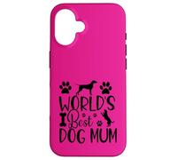 Love My Pet Pupp Saying Cute Bones Funny Worlds Best Dog Mam Coque pour iPhone 16
