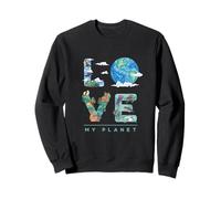 Love My Planet/Earth Day Environnement, Changement Climatique Sweatshirt