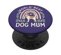 Love My Pup Coloré Rainbow Supercute Worlds Best Dog Mum PopSockets PopGrip Adhésif