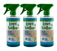 Love Nature Bain Nettoyant 3 X 470ml -vegane Recette Peau & Hypoallergénique