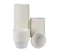 Love Nature Bol a Sauce Jetable 100 ml 100 Pieces - Pot à Sauce - Recipient Sauce a Emporter - Vaisselle Jetable - Boite Sauce