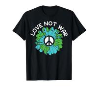 Love Not War Stop The Hate Journée Internationale de la Paix T-Shirt Graphique avec Valeur