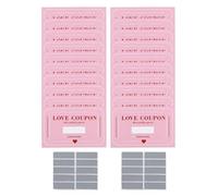 Love Notes Coupon à gratter - 15 x 12 x 1,2 cm - Notes romantiques, cartes de bon pour amoureux, pour anniversaire, fête de mariage, rendez-vous galant, lui, petite amie, mari, mariée, épouse