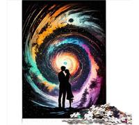 Love of Galaxy Jigsaw Puzzles for Adults Puzzle 1000 Pieces Puzzle Toys Wood Jigsaw Puzzles for Adults Kids Challenging Puzzles for Adults 1000pcs（50x75cm）