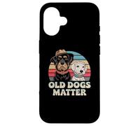 Love Old Dog Funny Old Dogs Citations Old Dogs Matter Coque pour iPhone 16