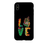 Love Old English Chien de Berger Tournesol imprimé léopard Coque pour iPhone XS Max