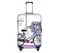 Love On The Bike Housse de protection élastique anti-rayures pour valise de 45,7 à 81,3 cm, blanc, L