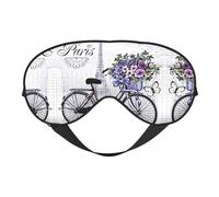 Love On The Bike Masque de sommeil doux pour les yeux pour la maison et le camping, bloque la lumière, confortable pour la plupart des utilisateurs