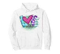 Love One Another 1 John 4:7 Écritures Bible Message Artwork Sweat à Capuche