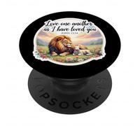 Love One Another As I Have Loved You Verse de la Bible chrétienne PopSockets PopGrip Adhésif