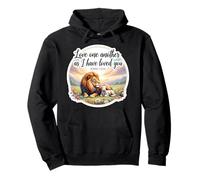 Love One Another As I Have Loved You Verse de la Bible chrétienne Sweat à Capuche