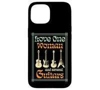 Love One Woman and Several Guitarist Bass Player Coque pour iPhone 15